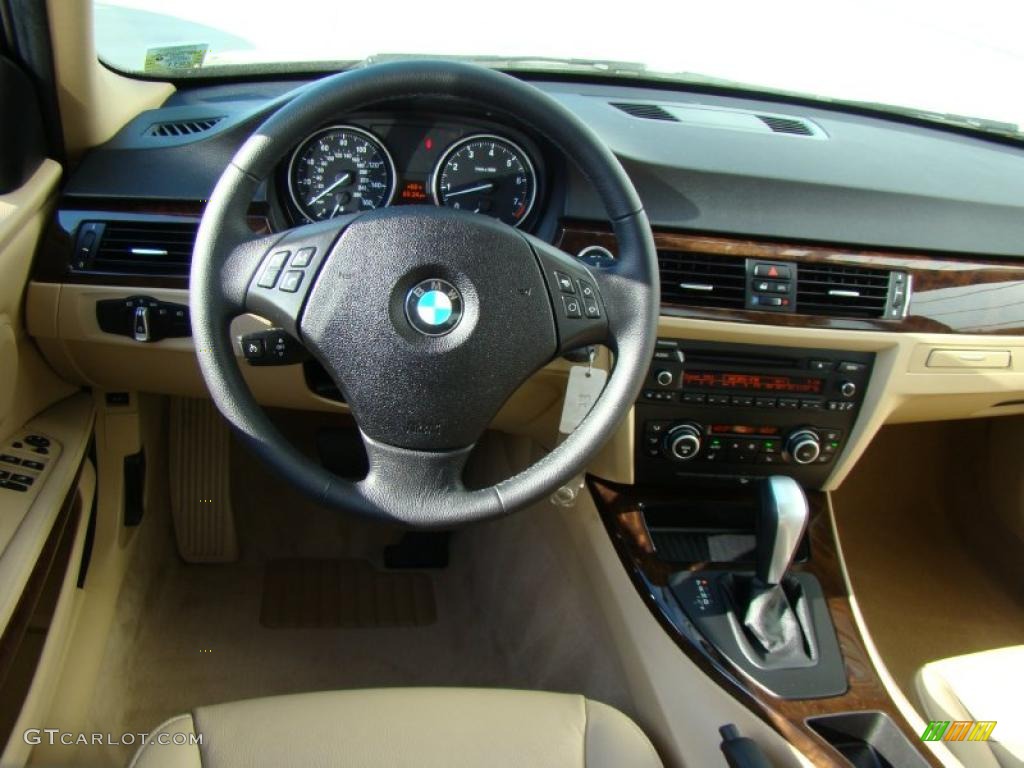 2010 3 Series 328i xDrive Sedan - Monaco Blue Metallic / Beige photo #12