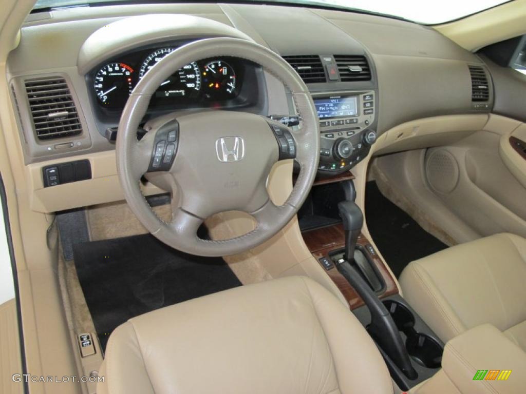 2007 Accord EX-L Sedan - Taffeta White / Ivory photo #12