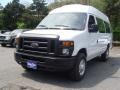 2010 Oxford White Ford E Series Van E350 XL Passenger Extended  photo #1