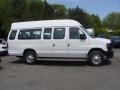 2010 Oxford White Ford E Series Van E350 XL Passenger Extended  photo #4