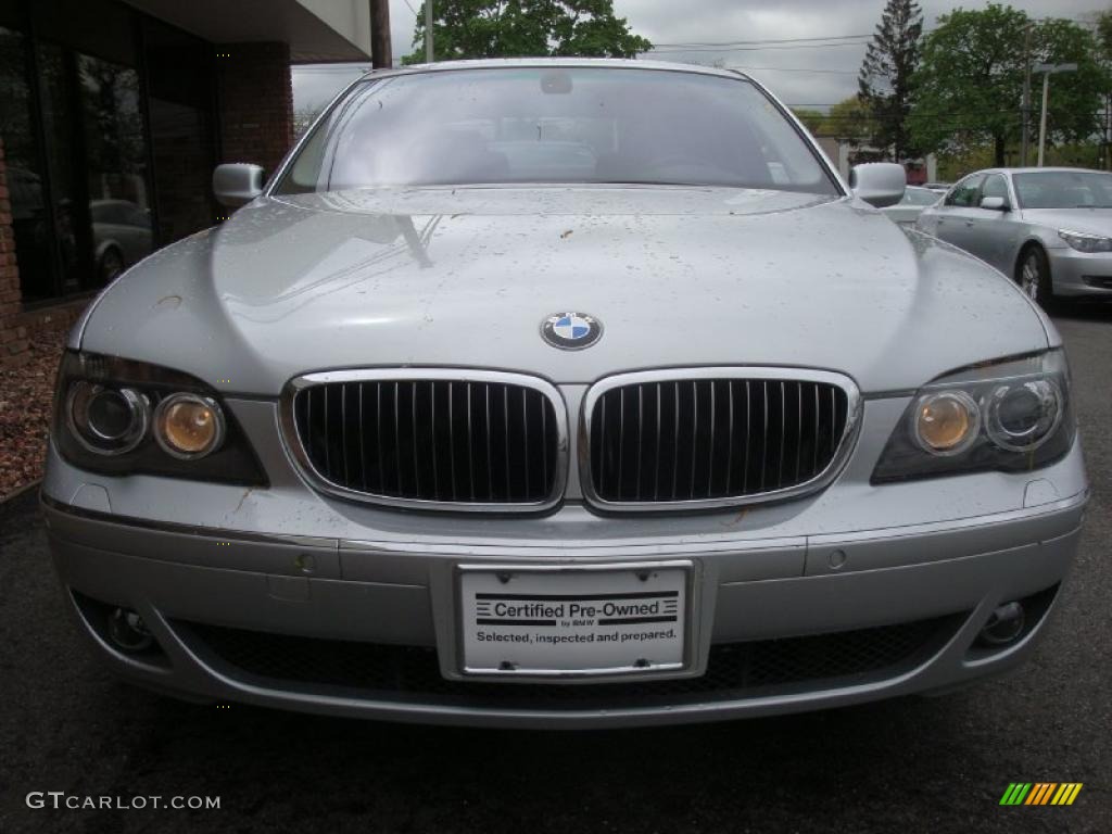 2007 7 Series 750Li Sedan - Titanium Silver Metallic / Black photo #2