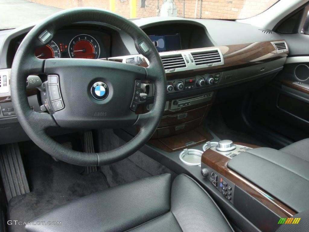 2007 7 Series 750Li Sedan - Titanium Silver Metallic / Black photo #12