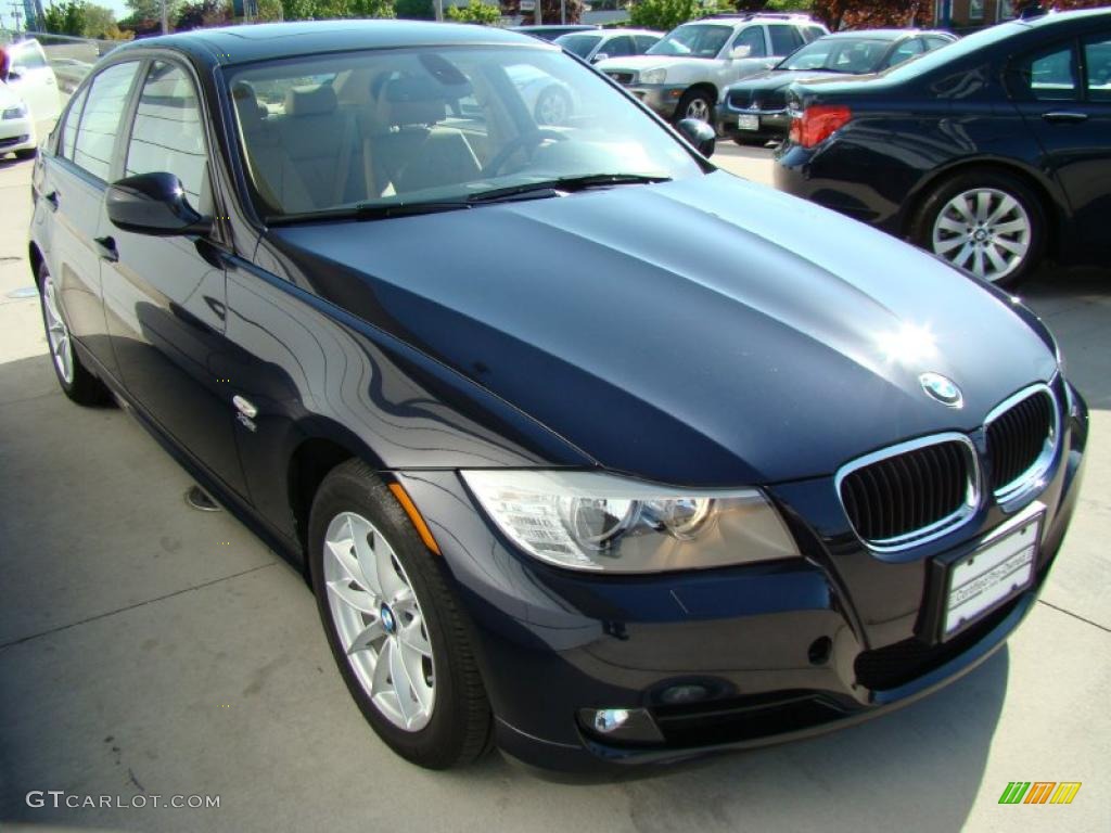 2010 3 Series 328i xDrive Sedan - Monaco Blue Metallic / Beige photo #3