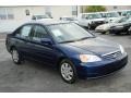 2003 Eternal Blue Pearl Honda Civic EX Sedan  photo #5