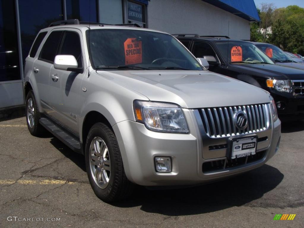 2008 Mariner V6 Premier 4WD - Silver Metallic / Black photo #3