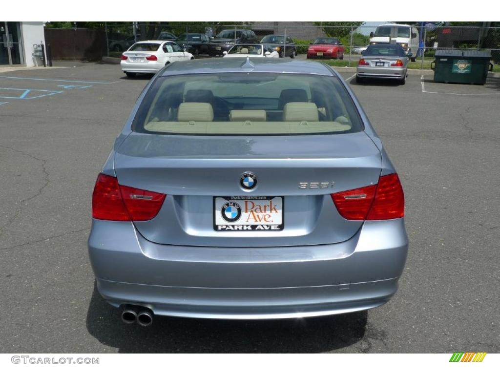 2010 3 Series 328i xDrive Sedan - Blue Water Metallic / Beige photo #11