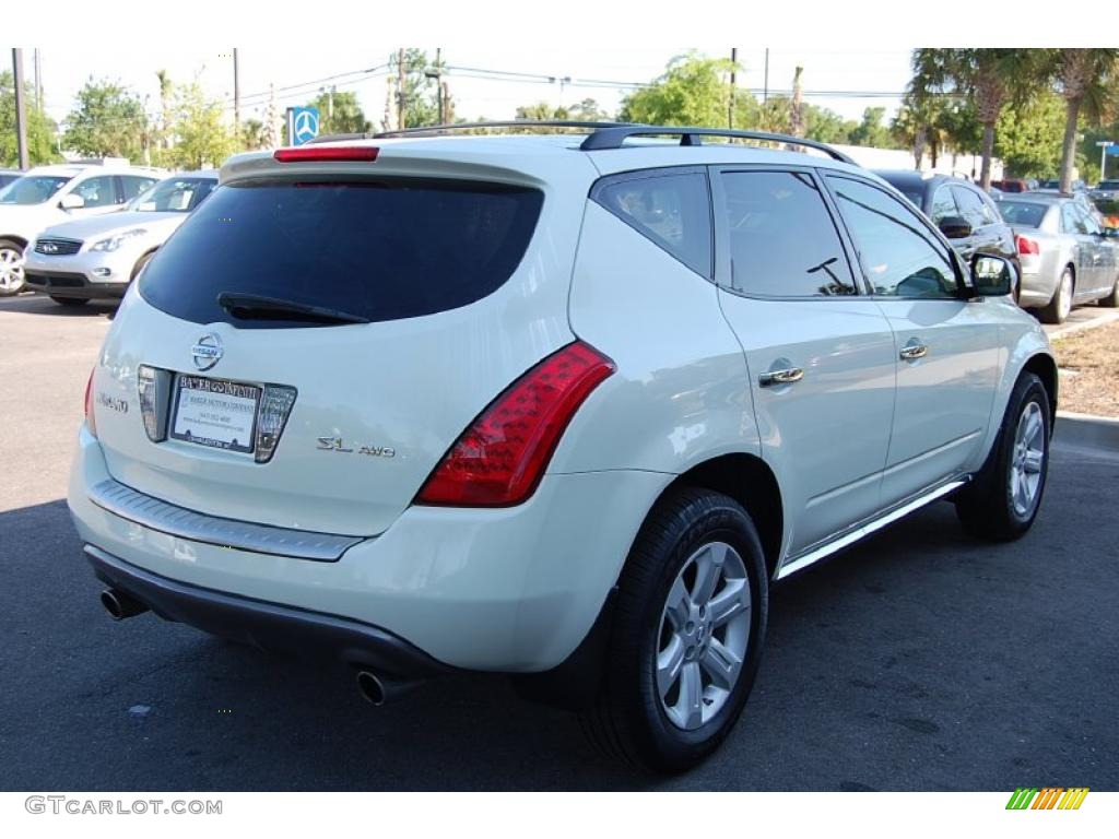 2007 Murano SL AWD - Glacier Pearl White / Cafe Latte photo #16