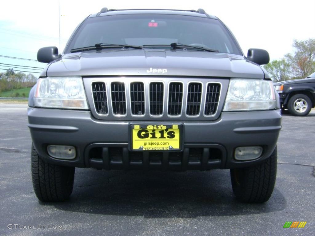 2001 Grand Cherokee Limited 4x4 - Graphite Grey Pearl / Agate photo #2