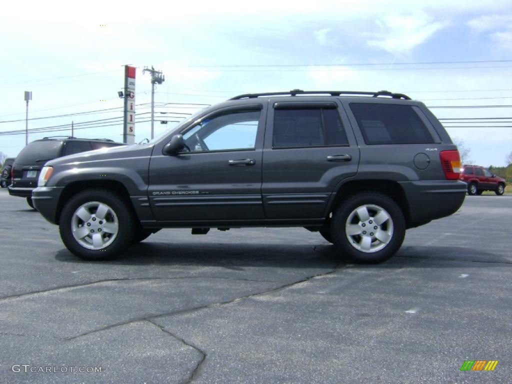 2001 Grand Cherokee Limited 4x4 - Graphite Grey Pearl / Agate photo #4