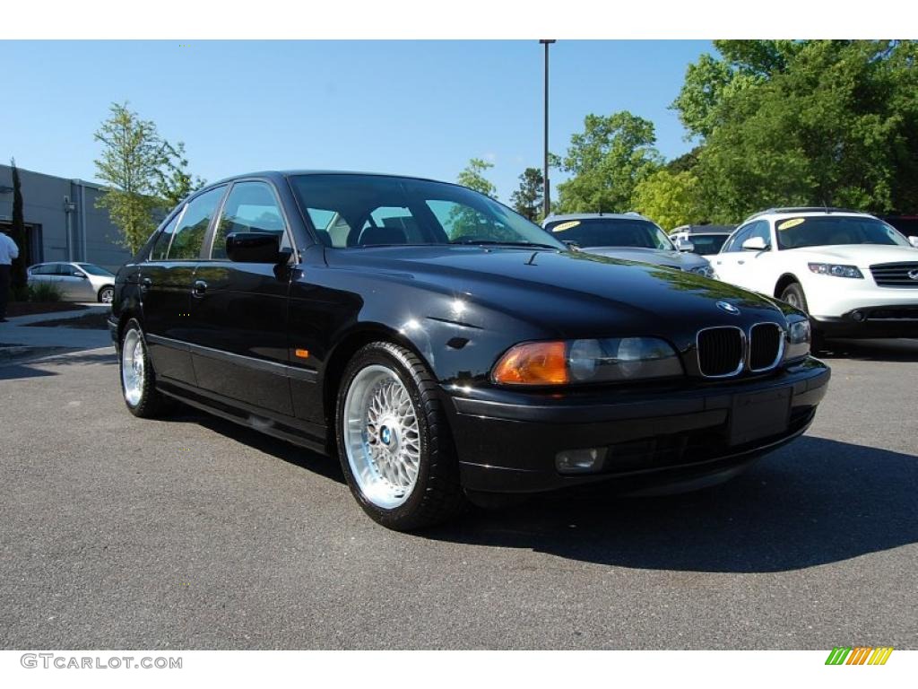 1998 5 Series 528i Sedan - Black II / Black photo #1