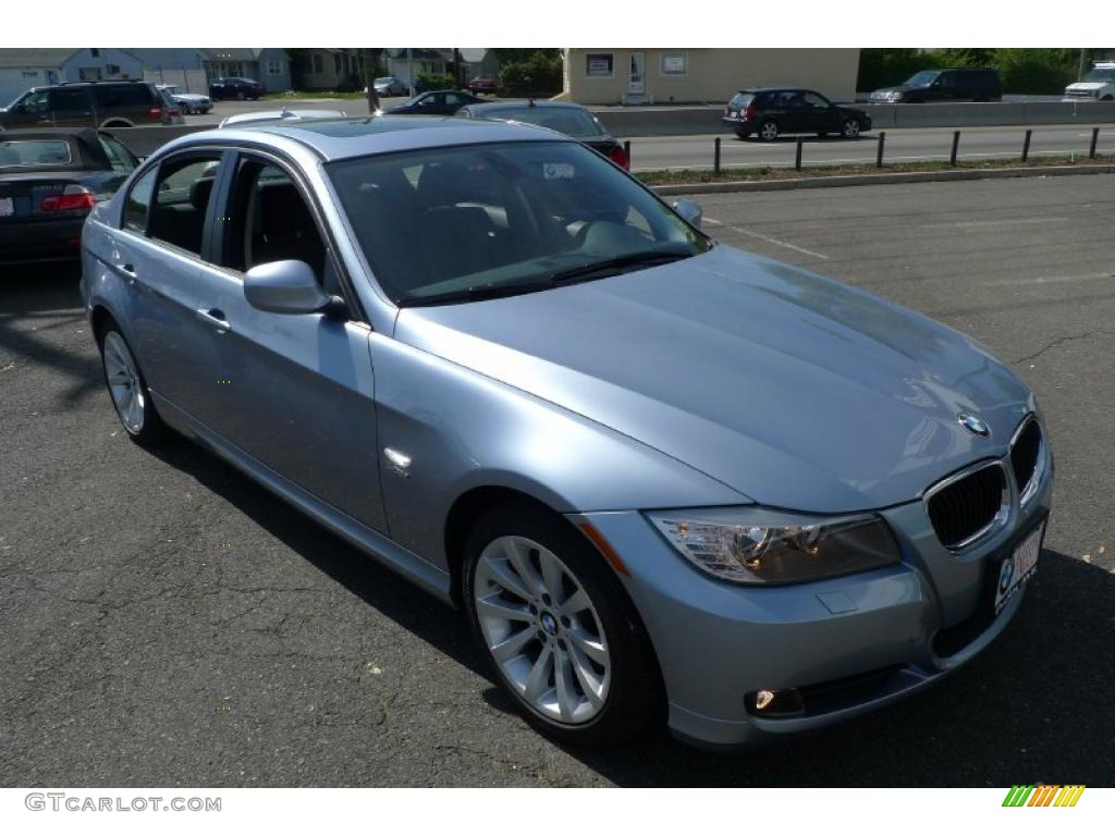 2010 3 Series 328i xDrive Sedan - Blue Water Metallic / Black photo #2