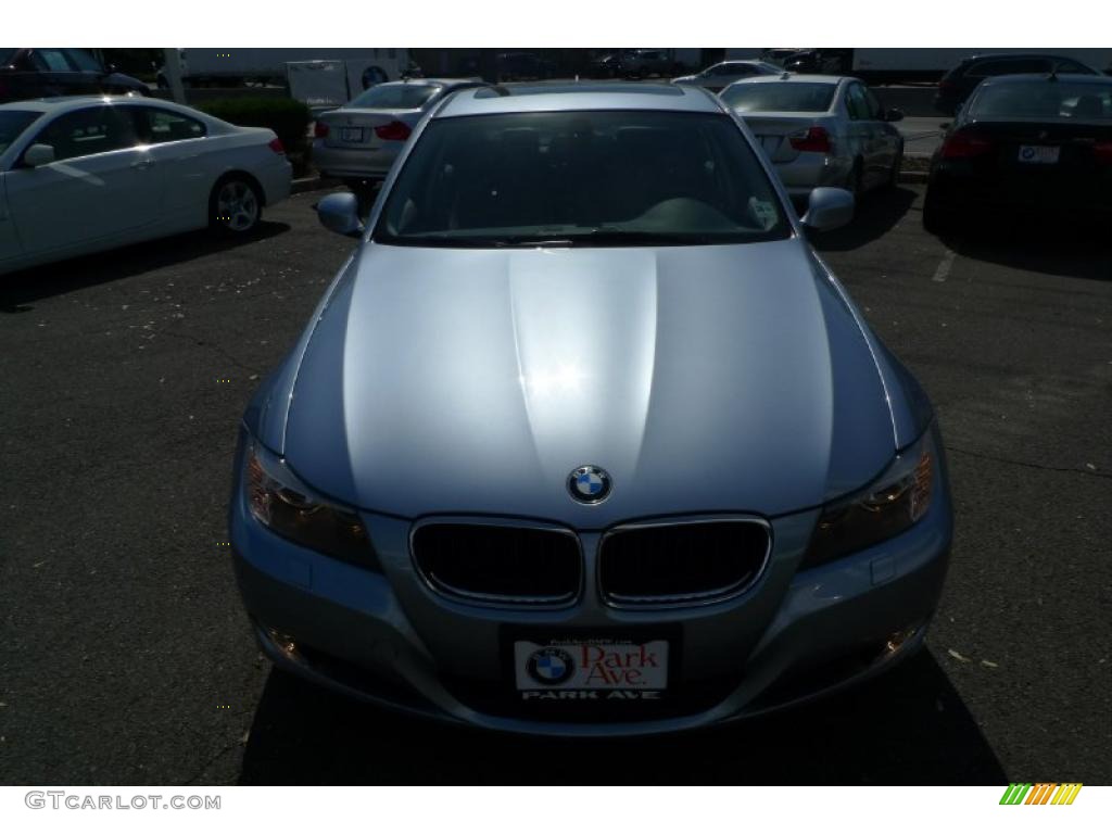 2010 3 Series 328i xDrive Sedan - Blue Water Metallic / Black photo #4
