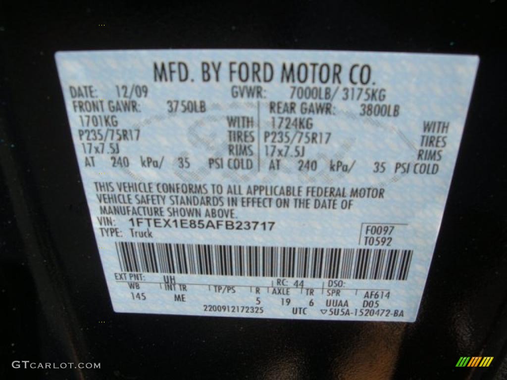 2010 F150 XLT SuperCab 4x4 - Tuxedo Black / Medium Stone photo #19