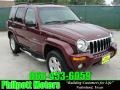 2002 Dark Garnet Red Pearlcoat Jeep Liberty Limited  photo #1