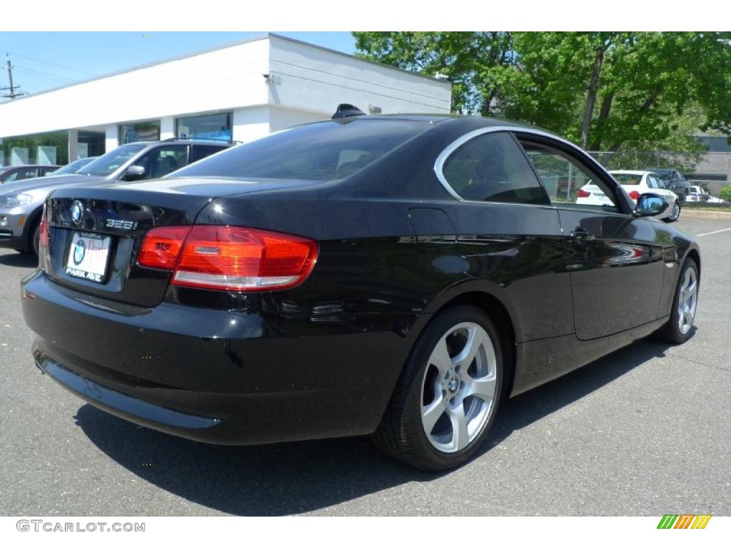 2007 3 Series 328i Coupe - Jet Black / Black photo #16