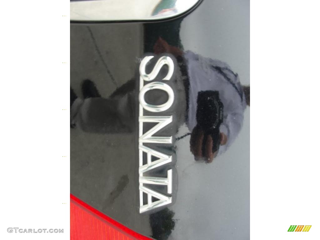2003 Sonata  - Ebony Black / Black photo #18
