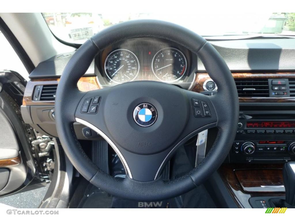 2007 3 Series 328i Coupe - Jet Black / Black photo #38