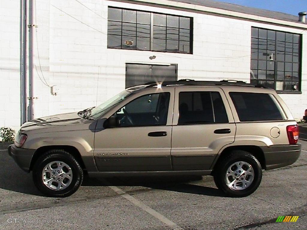 2000 Grand Cherokee Laredo 4x4 - Champagne Pearlcoat / Camel photo #5