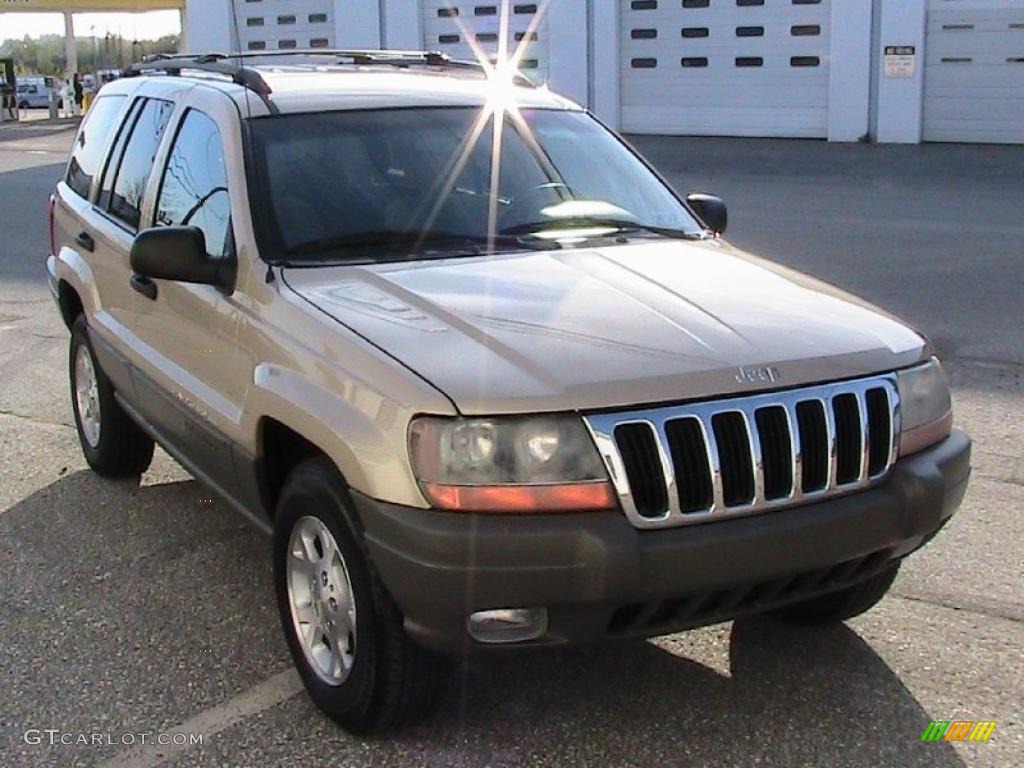 2000 Grand Cherokee Laredo 4x4 - Champagne Pearlcoat / Camel photo #15