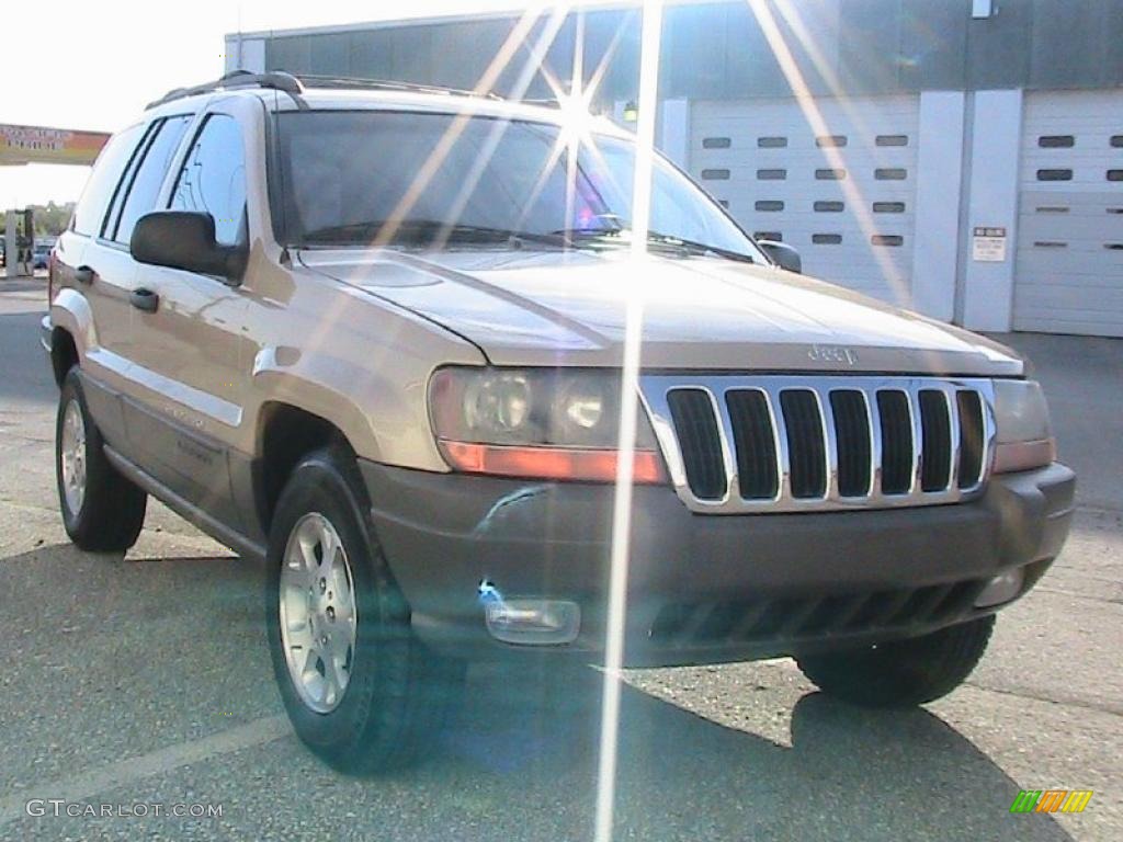 2000 Grand Cherokee Laredo 4x4 - Champagne Pearlcoat / Camel photo #16