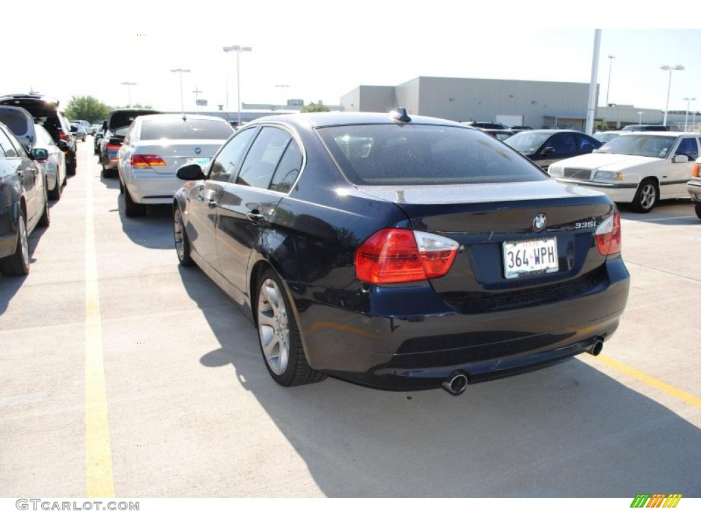 2007 3 Series 335i Sedan - Monaco Blue Metallic / Beige photo #3