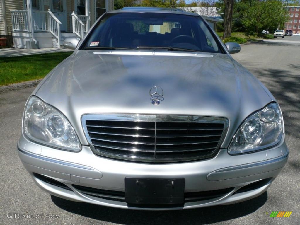 2003 S 500 Sedan - Brilliant Silver Metallic / Charcoal photo #1