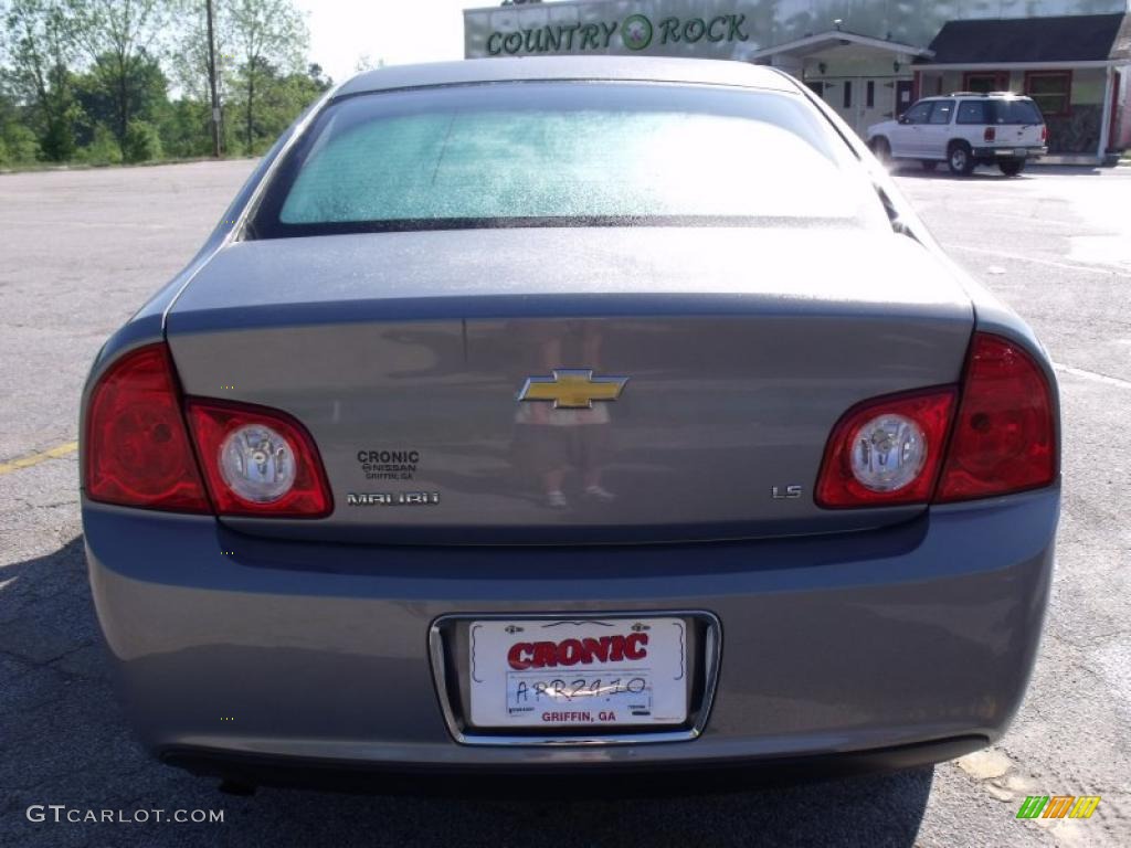 2008 Malibu LS Sedan - Golden Pewter Metallic / Titanium Gray photo #4