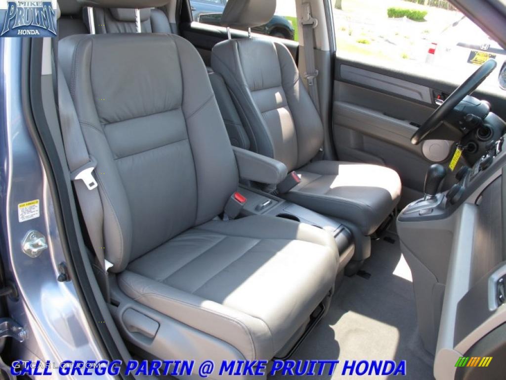 2007 CR-V EX-L 4WD - Glacier Blue Metallic / Gray photo #15
