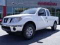 Avalanche White 2010 Nissan Frontier SE King Cab