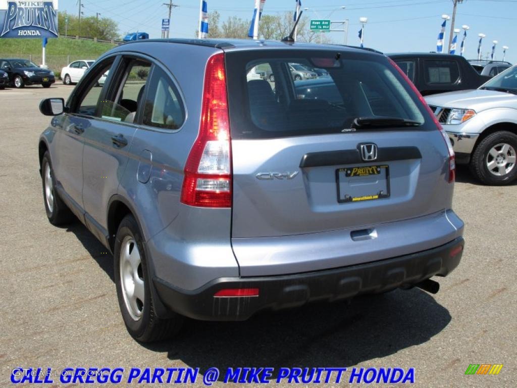 2007 CR-V LX 4WD - Glacier Blue Metallic / Gray photo #2