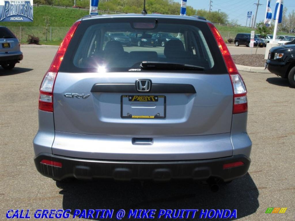 2007 CR-V LX 4WD - Glacier Blue Metallic / Gray photo #8