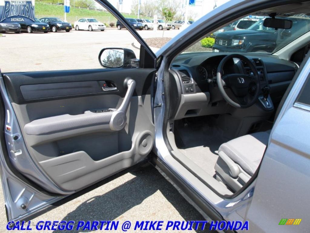 2007 CR-V LX 4WD - Glacier Blue Metallic / Gray photo #10