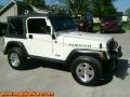 2003 Stone White Jeep Wrangler Rubicon 4x4  photo #2