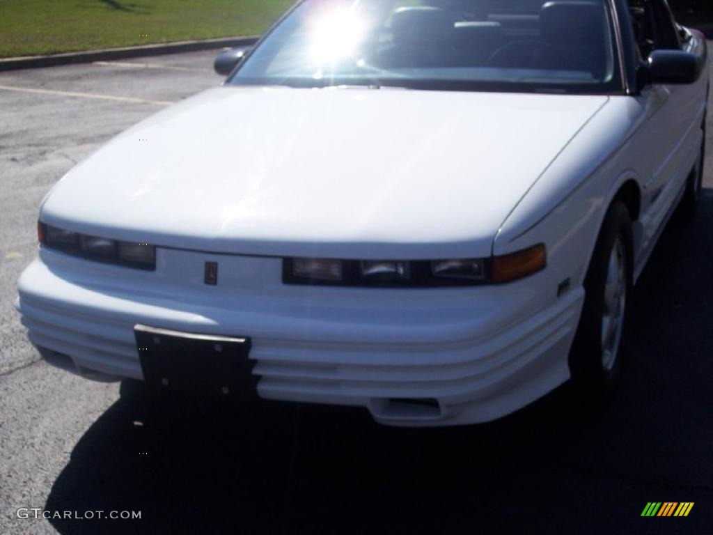 1994 Cutlass Supreme Convertible - Bright White / Black photo #6