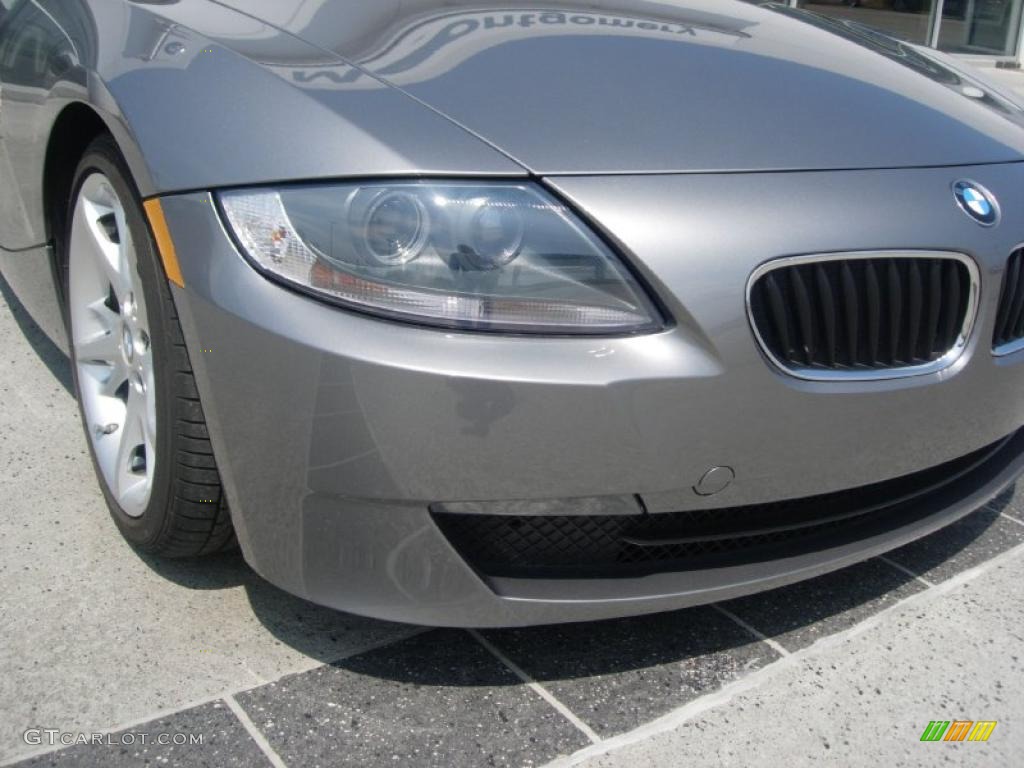 2008 Z4 3.0i Roadster - Space Grey Metallic / Dream Red photo #7