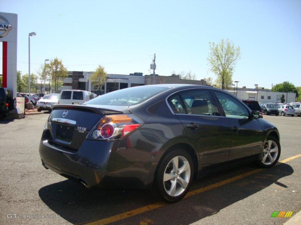 2007 Altima 3.5 SE - Dark Slate Metallic / Frost photo #11