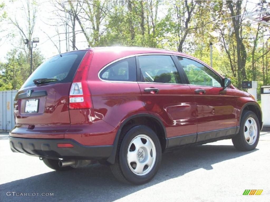 2008 CR-V LX 4WD - Tango Red Pearl / Gray photo #19