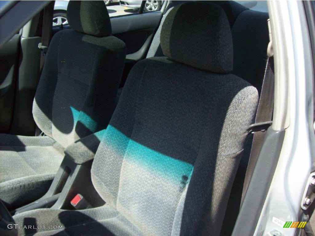 1999 Civic LX Sedan - Vogue Silver Metallic / Gray photo #6