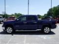 2010 Laser Blue Metallic GMC Sierra 1500 SLE Crew Cab  photo #5