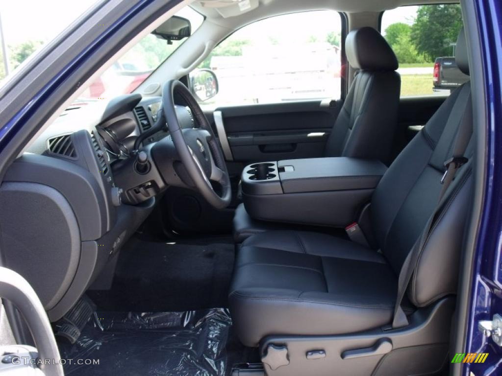 2010 Sierra 1500 SLE Crew Cab - Laser Blue Metallic / Ebony photo #12