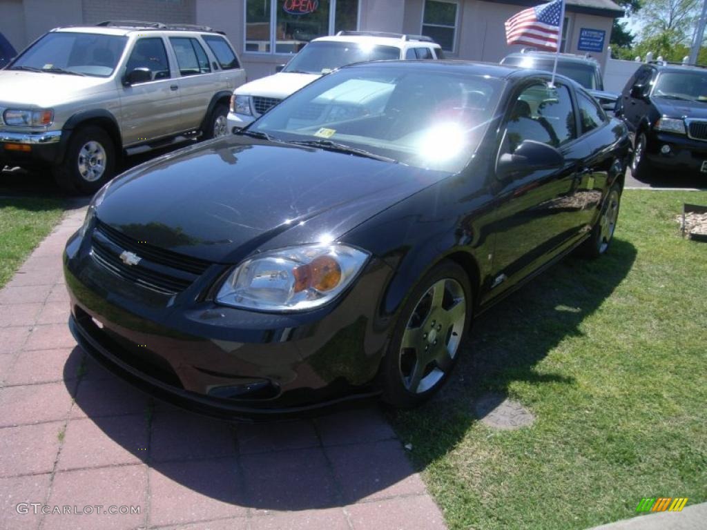 2006 Cobalt SS Supercharged Coupe - Black / Ebony/Red photo #1