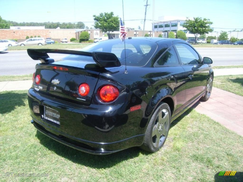 2006 Cobalt SS Supercharged Coupe - Black / Ebony/Red photo #5