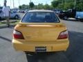 Sonic Yellow - Impreza WRX Sedan Photo No. 4