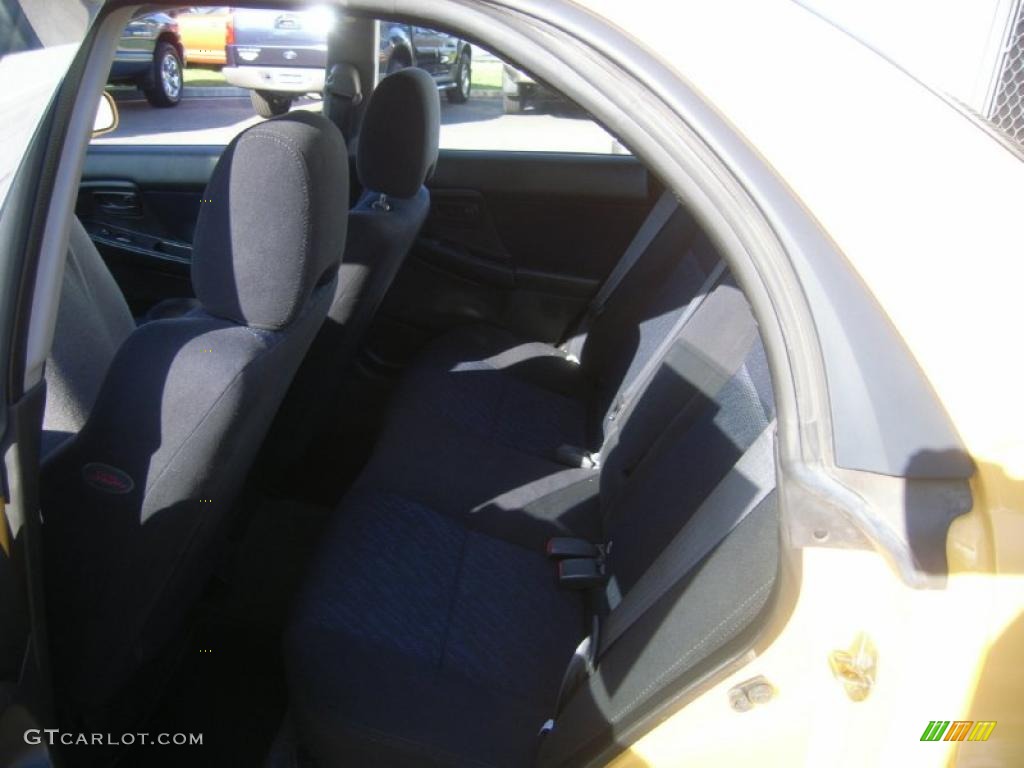 2003 Impreza WRX Sedan - Sonic Yellow / Black photo #10