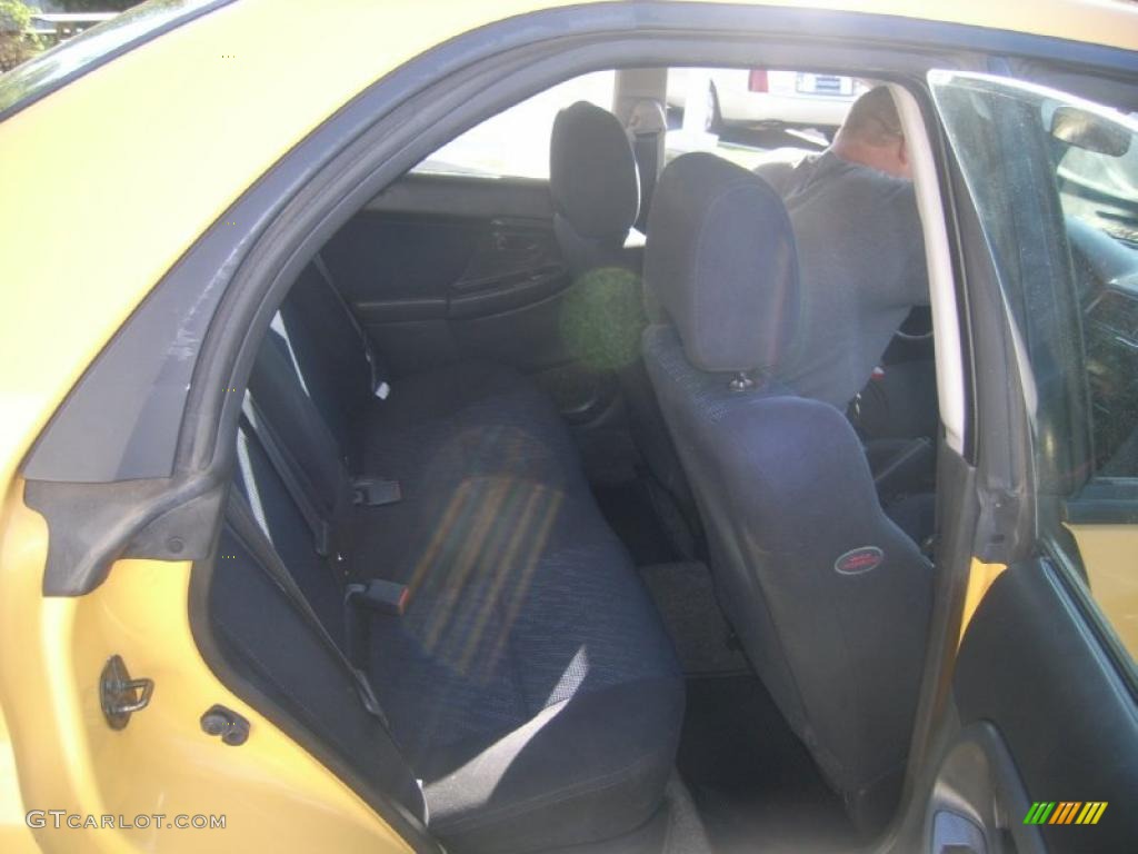 2003 Impreza WRX Sedan - Sonic Yellow / Black photo #11