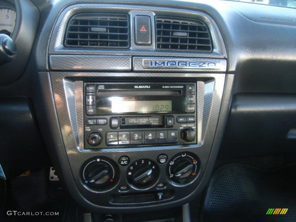 2003 Impreza WRX Sedan - Sonic Yellow / Black photo #16
