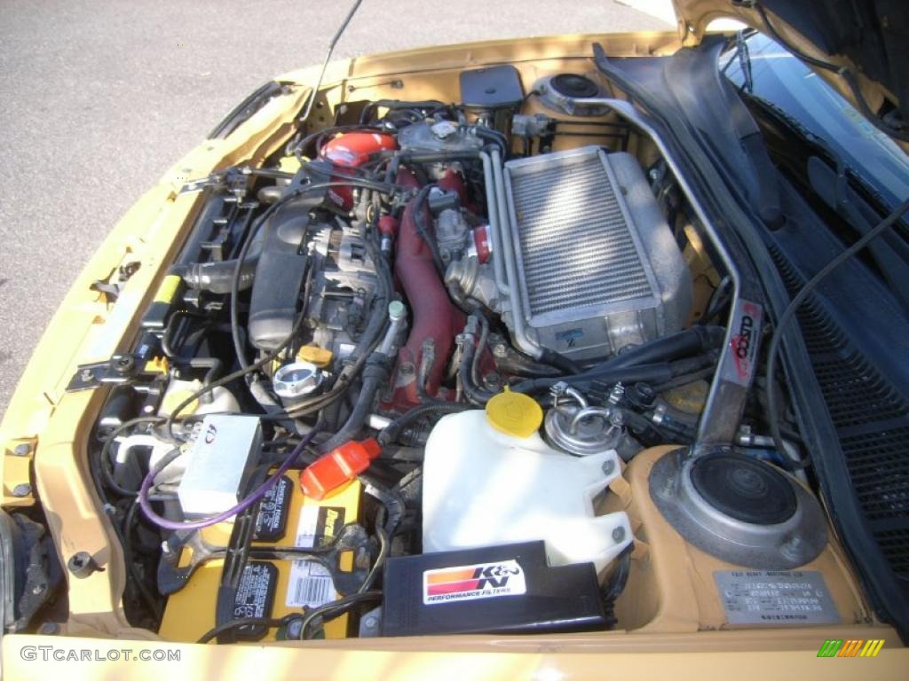 2003 Impreza WRX Sedan - Sonic Yellow / Black photo #22