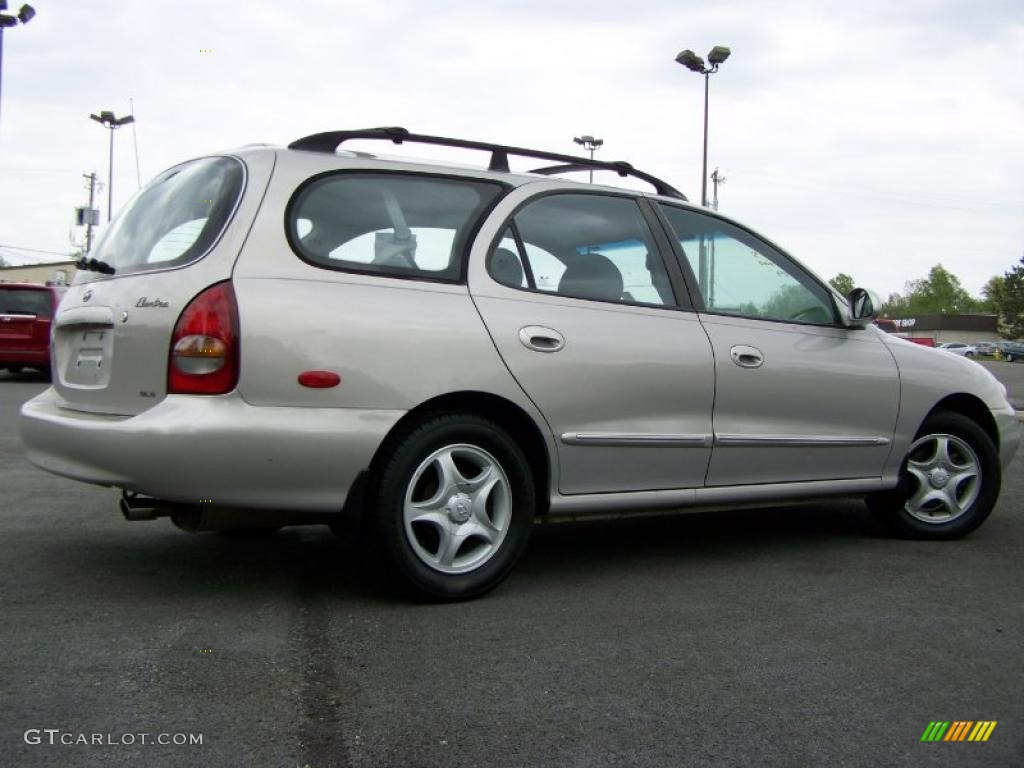 2000 Elantra GLS Wagon - Sandalwood / Gray photo #6