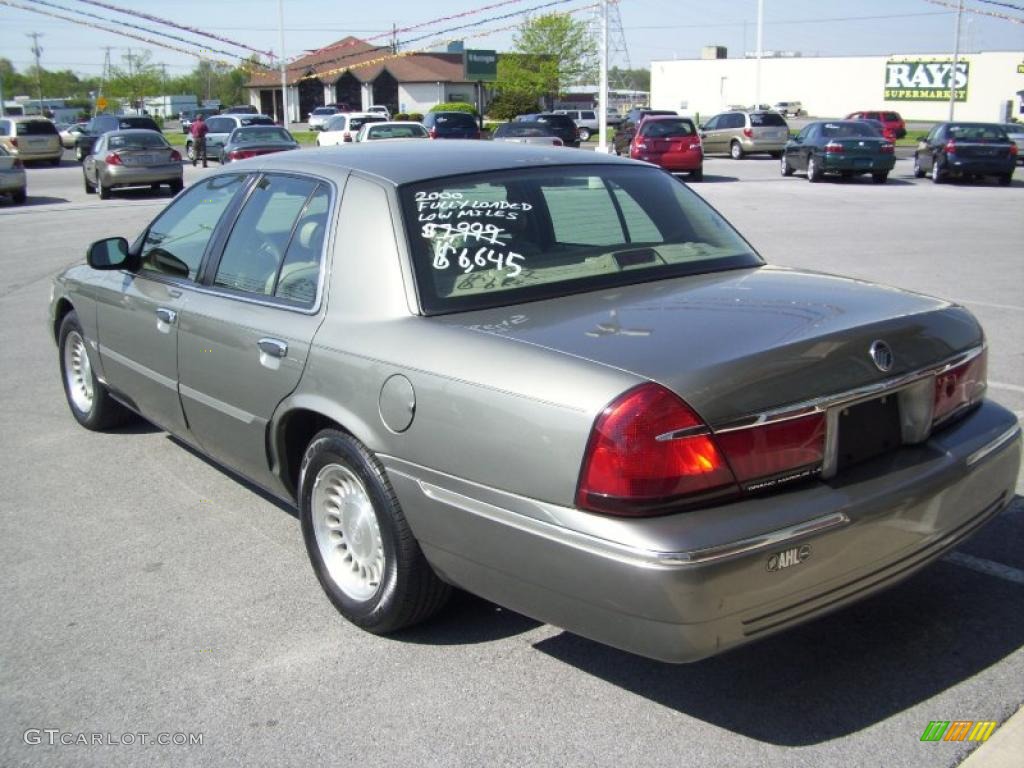 2000 Grand Marquis LS - Spruce Green Metallic / Light Graphite photo #11