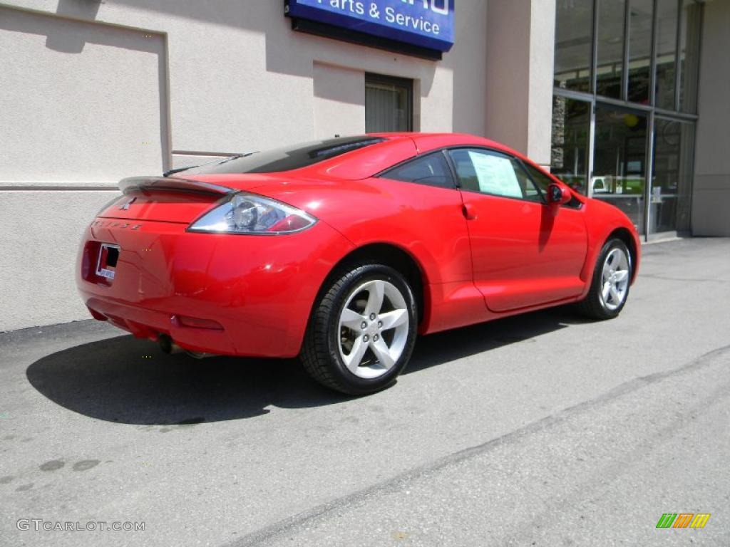 2006 Eclipse GS Coupe - Pure Red / Dark Charcoal photo #3